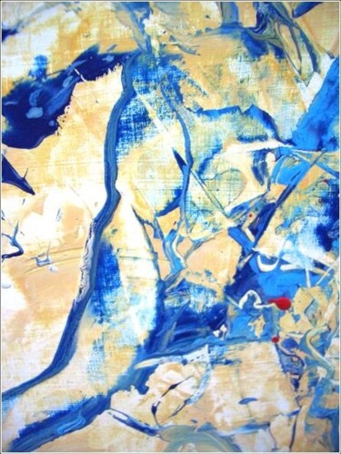 Painting titled "Coast 05" by Delphine Bernard, Original Artwork