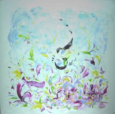 Peinture intitulée "pastel" par Delphine Bernard, Œuvre d'art originale