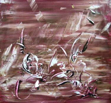 Картина под названием "bordeaux" - Delphine Bernard, Подлинное произведение искусства, Масло