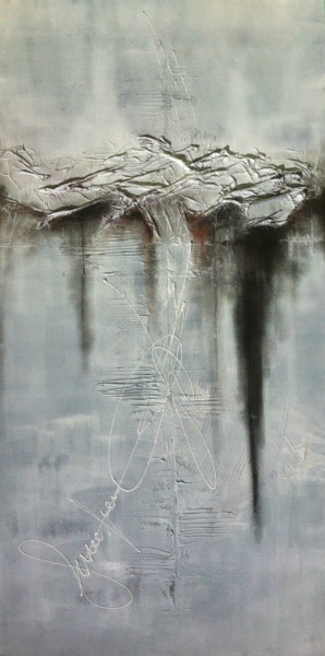 Peinture intitulée "entrailles" par Delphine Molines, Œuvre d'art originale, Acrylique