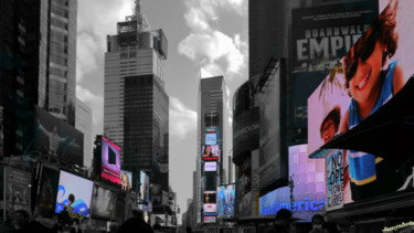 Fotografía titulada "Times Square in New…" por Jamy Delpias, Obra de arte original