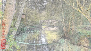 Digital Arts titled "Le Vieux pont de Bo…" by Jamy Delpias, Original Artwork