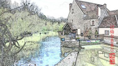 Digital Arts titled "Le Moulin de Jarcy…" by Jamy Delpias, Original Artwork