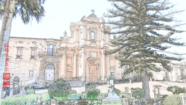 Arte digitale intitolato "Chiesa di San Domen…" da Jamy Delpias, Opera d'arte originale