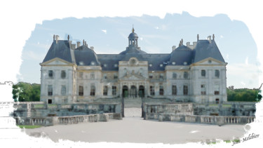 数字艺术 标题为“Château de Vaux Le…” 由Jamy Delpias, 原创艺术品