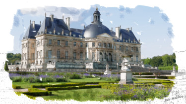 数字艺术 标题为“Château de Vaux Le…” 由Jamy Delpias, 原创艺术品