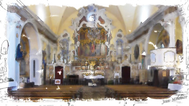 Arts numériques intitulée "Eglise Sainte Margu…" par Jamy Delpias, Œuvre d'art originale