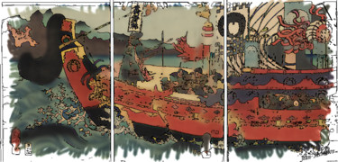 Digital Arts titled "Kato kiyomasa navig…" by Jamy Delpias, Original Artwork, Digital Painting