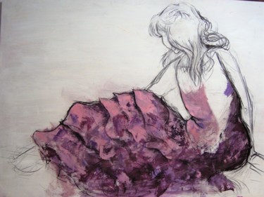 Pintura titulada "Bailarina." por The_feelings_ Of, Obra de arte original, Acrílico