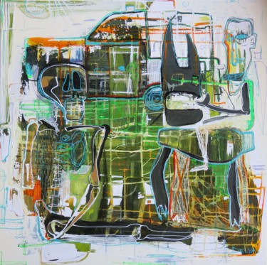 "En avant marche ou tombe" Pintura titulada ""En avant marche ou…" por Alexandra Delya, Obra de arte original, Otro