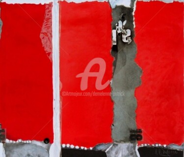 Collages intitolato "R-342" da Patrick Demelenne, Opera d'arte originale, Collages