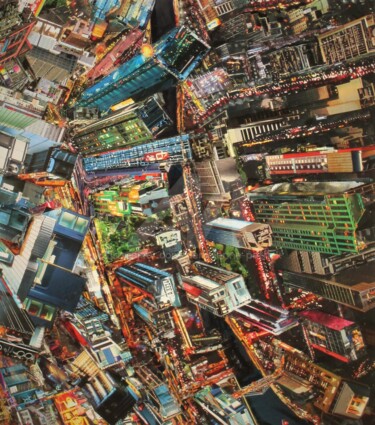 F 1628 Collages titled "F 1628" by Patrick Demelenne, Original Art, Collages
