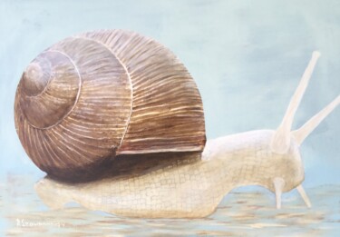Malerei mit dem Titel "ΣΑΛΙΓΚΑΡΟΣ" von Demetres Stauropoulos, Original-Kunstwerk, Acryl