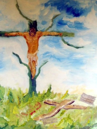 Painting titled "zZie wat er aan het…" by Demitriokunstenaar, Original Artwork, Oil