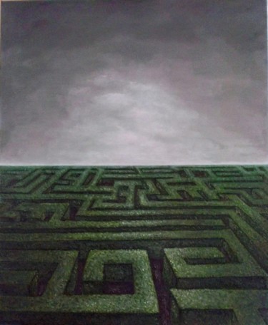 Pintura titulada "Laberinto" por Yolanda Molina Brañas (demonio), Obra de arte original, Oleo