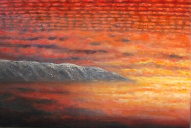 Pintura titulada "Isla ilusoria" por Yolanda Molina Brañas (demonio), Obra de arte original, Oleo