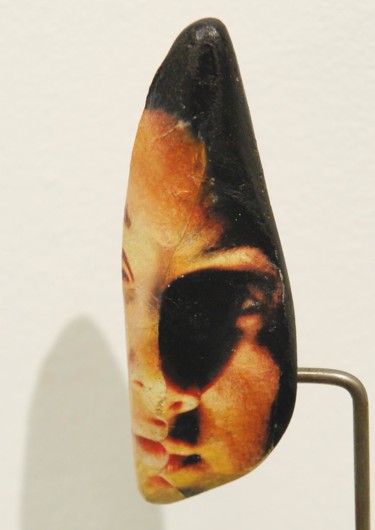 Sculpture titled "Rakhee" by Catherine Demorand, Original Artwork, Wood