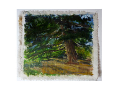 Malerei mit dem Titel "Arbre Deux/Tree2" von Catherine Demorand, Original-Kunstwerk, Acryl