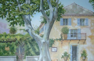 Painting titled "La petite maison" by Philippe Demory, Original Artwork, Other