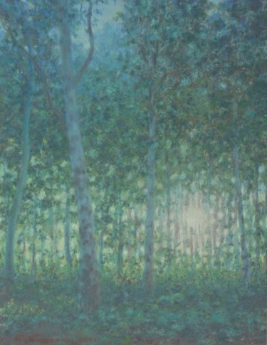 Painting titled "Music light. Pastel." by Denis Glindeman, Original Artwork, Pastel