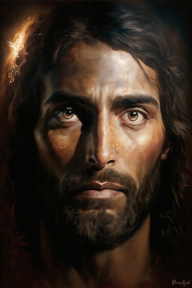 Digital Arts με τίτλο "Jesus Christ the So…" από Denis Agati, Αυθεντικά έργα τέχνης, Εικόνα που δημιουργήθηκε με AI