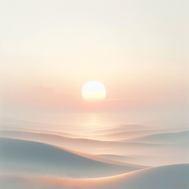 Digitale Kunst getiteld "Sunrise" door Denis Agati, Origineel Kunstwerk, AI gegenereerde afbeelding