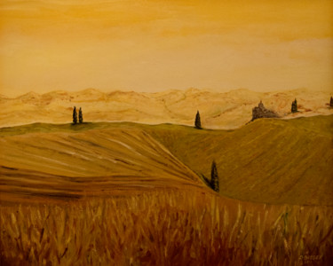 Peinture intitulée "bella-toscana.jpg" par Denis Basset, Œuvre d'art originale