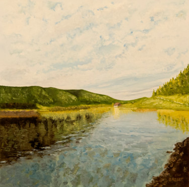 Peinture intitulée "lac-des-tailleres-l…" par Denis Basset, Œuvre d'art originale