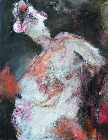 Painting titled "Je suis sûr de dout…" by Denis Blondel, Original Artwork, Oil