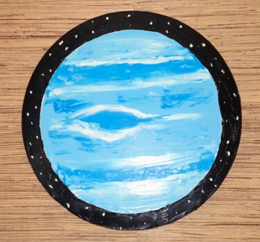 Malerei mit dem Titel "Нептун" von Denis Chernyshev, Original-Kunstwerk, Öl