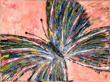 Картина под названием "Бабочка" - Денис Чернышев, Подлинное произведение искусства, Масло