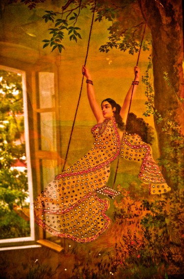 Fotografia intitolato "La Belle de Pondich…" da Denis Chapoullié, Opera d'arte originale, Fotografia digitale