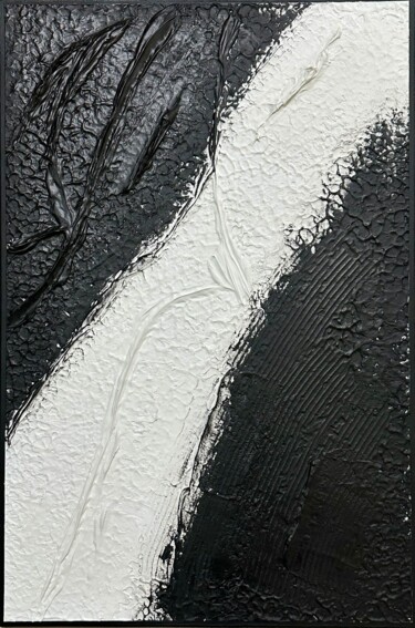 Картина под названием "Trinity - Abstract…" - Denis Fluierar, Подлинное произведение искусства, Гипс