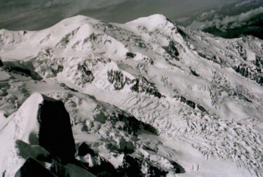 Photographie intitulée "Mont-Blanc, glacier…" par Denis Jeanson, Œuvre d'art originale