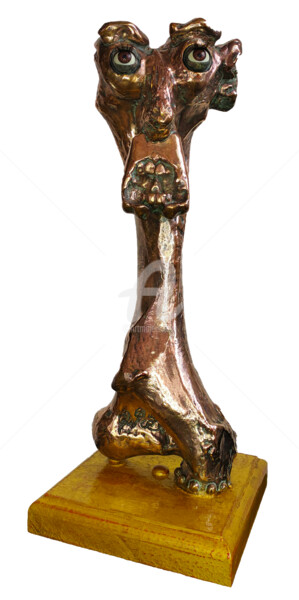 Escultura intitulada "Résurrection #2nyss" por Denis Michel (2nyss), Obras de arte originais, Bronze