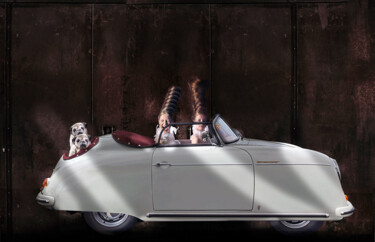 Fotografie mit dem Titel "JUST MARRIED" von Denis Pourcher, Original-Kunstwerk, Manipulierte Fotografie