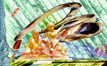 Arts numériques intitulée "Putti Pêcheurs de S…" par Denis Reitz, Œuvre d'art originale
