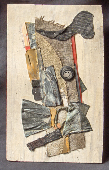 Collages titled "Abraque" by Denis Reitz, Original Artwork, Textiles