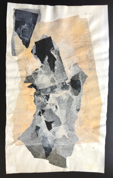 Κολάζ με τίτλο "Torse Carbone 2003" από Denis Reitz, Αυθεντικά έργα τέχνης, Χαρτί