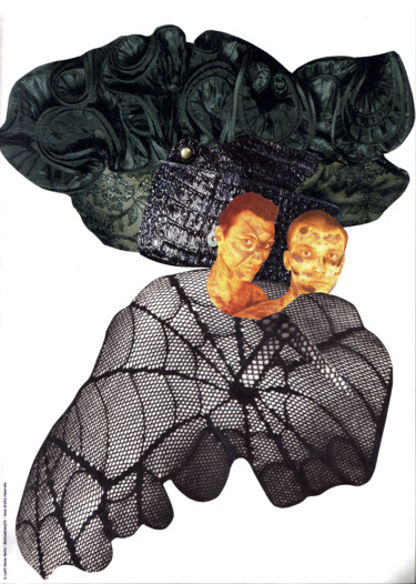 Collages intitolato "Taxi Girl - Daniel…" da Denis Reitz, Opera d'arte originale