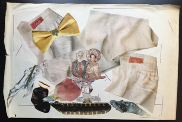 Collages titled "Caleçons J de Jill" by Denis Reitz, Original Artwork