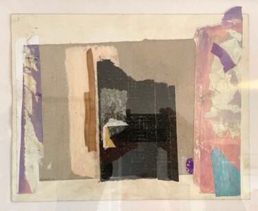 Collages intitolato "" Rideaux "" da Denis Reitz, Opera d'arte originale, Collages