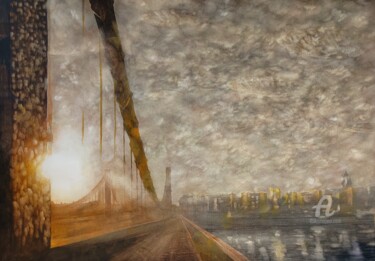 Картина под названием "Блики Солнца" - Denis Veles, Подлинное произведение искусства, Акварель