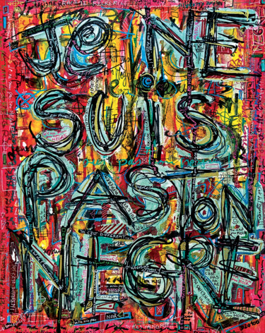Pintura titulada "Je ne suis pas ton…" por Denis Vincent, Obra de arte original, Acrílico Montado en Bastidor de camilla de…