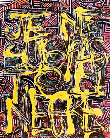 Pintura titulada "Je ne suis pas ton…" por Denis Vincent, Obra de arte original, Acrílico Montado en Bastidor de camilla de…