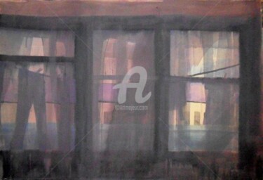 Pintura titulada "Windows" por Denisa Paho, Obra de arte original, Oleo