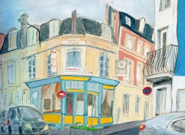 Rysunek zatytułowany „Brasserie l'étoile…” autorstwa Denis Demouge, Oryginalna praca