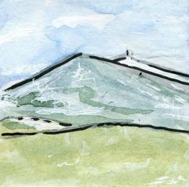 Peinture intitulée "Le Ventoux, mon Fuj…" par Denis Demouge, Œuvre d'art originale
