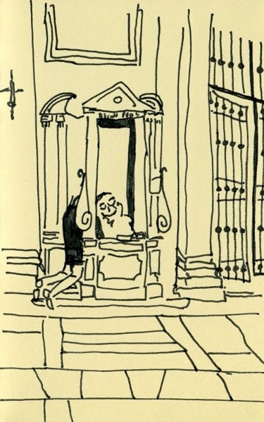 Zeichnungen mit dem Titel "Une confession à Sa…" von Denis Demouge, Original-Kunstwerk, Andere