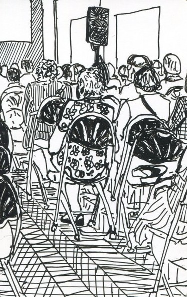 Drawing titled "Conférence sur Jong…" by Denis Demouge, Original Artwork, Other